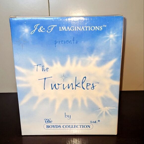 Boyds Collection 2002 the Twinkles Glossie's Sweet Treat Cottage Candle Holder - Picture 10 of 14